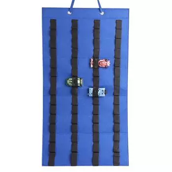 Подвесной органайзер для колес, настенный дисплей, большая вместимость, коробка для хранения, сумки, игрушечные спичечные коробки, машинки, детский подарок чёрный