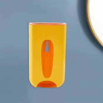 Подвесной органайзер для нижнего белья и носков для небольших помещений жёлтый