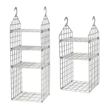 Подвесной органайзер для шкафа, организация гардероба, экономия места, многоярусная прочная складная подвесная полка для носков и сумок