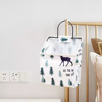 Подвесной органайзер для шкафа, прочная дышащая сумка для хранения одежды forest deer