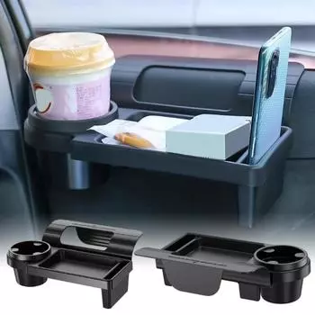 Подвесной органайзер для телефона на боковую дверь с подстаканником, многофункциональный автомобильный ящик для хранения на боковую дверь, автомобильные аксессуары
