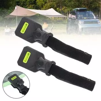 Подвесной пластиковый зажим для натяжения, крепление для брезента, аксессуары для кемпинга на открытом воздухе, фиксированный зажим для тента, многоразовый, универсальный Black