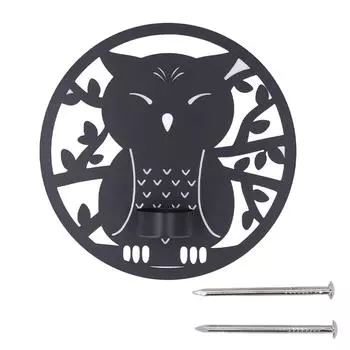 Подвесной подсвечник из железа в стиле ретро, инновационный настенный подсвечник для дома