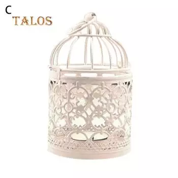 Подвесной полый подсвечник, старинный марокканский стиль, фонарь, свадебный декор, украшение Style C