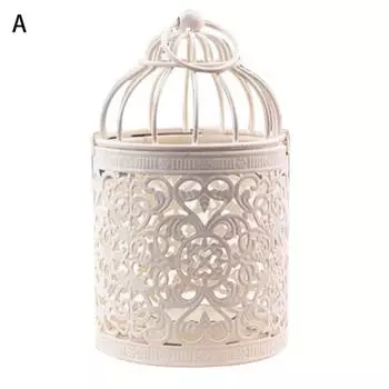 Подвесной полый подсвечник в стиле свечи, подставка для фонаря, старинный марокканский свадебный декор Style A