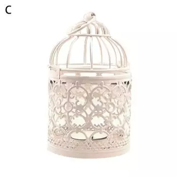 Подвесной полый подсвечник в стиле свечи, подставка для фонаря, старинный марокканский свадебный декор Style C