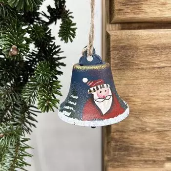 Подвесной рождественский колокольчик в виде снеговика Санта-Клауса в американском стиле на Рождество Style C
