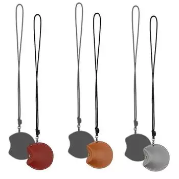 Подвесной шейный чехол, прочная сумка для хранения наушников для охоты на открытом воздухе, езды на велосипеде, небольшая кожаная сумка, удобная сумка для хранения мелких предметов хаки