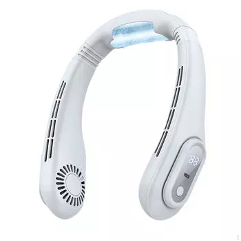 Подвесной шейный охлаждающий объемный ветровой бесшумный персональный кондиционер без лопастей для белый