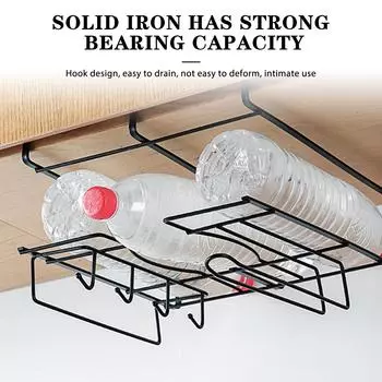 Подвесной шкаф для хранения под полкой, железная сетка, корзина, дверца шкафа, органайзер, вешалка, держатели для шкафа, корзина для хранения, органайзер белый