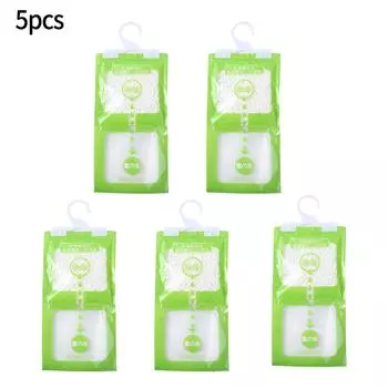 Подвесной шкаф, влагостойкий влагонепроницаемый мешок для осушения, влагопоглощающий мешок, осушитель для шкафа, экологически чистый 1Pcs зелёный