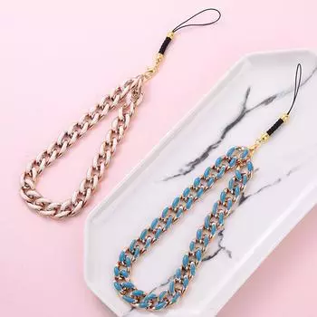 Подвесной шнурок для ключей, цепочка для телефона, пряжка для телефонного шнурка, ремешок для сотового телефона, ремешок для мобильного телефона золотой