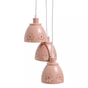 Подвесной светильник 20 х 20 х 95 см Розовый Металл