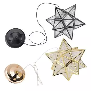 Подвесной светильник 3 цветовых температуры светодиодная лампа E26 декоративный прозрачный абажур потолочный подвесной светильник для гостиной R Black