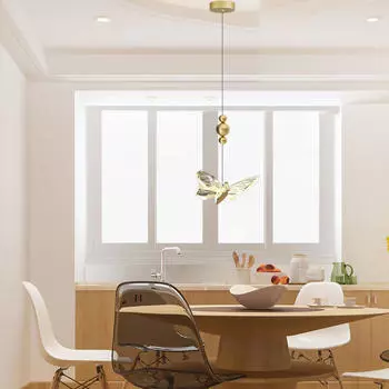 Подвесной светильник Butterflies, Люстра, Внутреннее освещение, Подвесной светильник для дома, кухни, гостиной white light