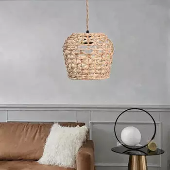 Подвесной светильник из ротанга ручной работы для современного домашнего декора style A