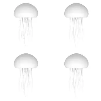 Подвесной светильник «Медуза» с голосовым управлением и зарядкой Type-C, градиентом RGB (Висит) /