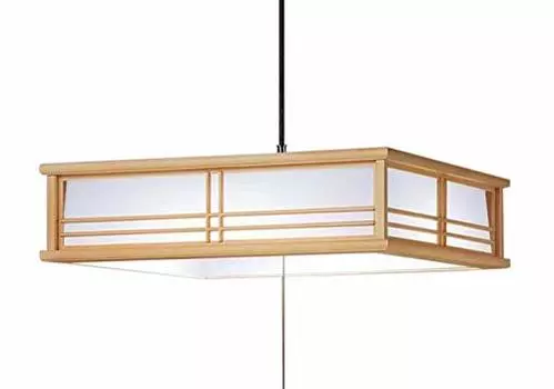 Подвесной светильник Panasonic LSEB8202LE1, подвесной потолочный светильник в стиле татами из простого дерева ~8