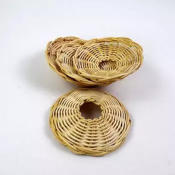 Подвесной светильник ручной работы, абажур из ротанга для гостиной, абажур из подвесного светильника в деревенском стиле 10cm