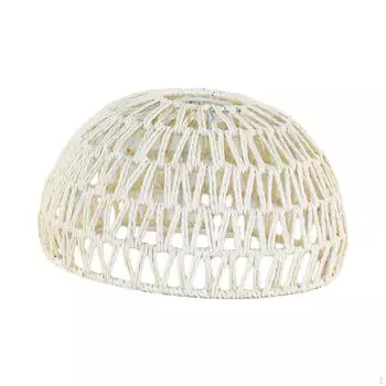 Подвесной светильник с абажуром из джута ручной работы для современного домашнего декора 250mmx130mm