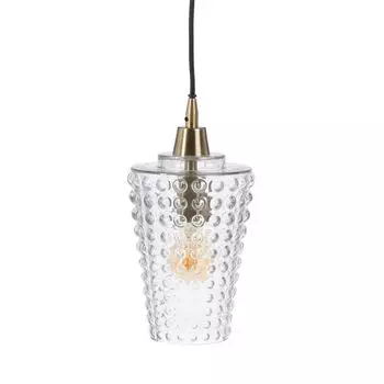 Подвесной светильник Стекло Металл 17 х 17 х 31 см