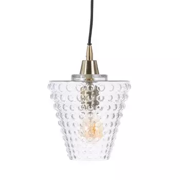 Подвесной светильник Стекло Металл 20 х 20 х 27 см