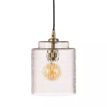 Подвесной светильник Стекло Металл 20 х 20 х 27 см