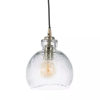 Подвесной светильник Стекло Металл 20 х 20 х 27 см