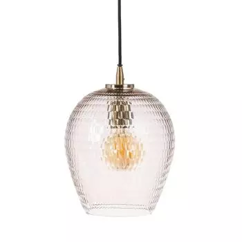 Подвесной светильник Стекло Металл 22 х 22 х 32 см