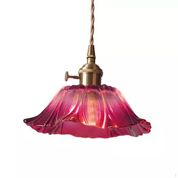 Подвесной светильник в виде цветка, люстра, подвесной светильник, маленький, для ночника transparent