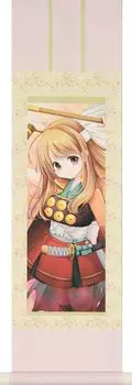Подвесной свиток Kaitakudo Art Sengoku Karujiku Series 53 x Ширина (Комацухимэ) (Высота 15 см)