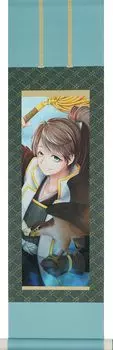 Подвесной свиток Kaitakudo Art Sengoku Karujiku Series 53 x Ширина (Токугава Иэясу) (Высота 15 см)