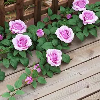 Подвесные цветы 1,5 м Искусственные подвесные растения Искусственные розы Подвесные растения Искусственные цветы для дома, комнаты, сада, свадьбы, внутреннего и наружного декора белый