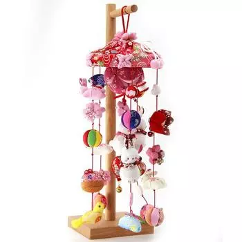 Подвесные куклы OKBABY Подвесное украшение Подвесное украшение с натуральной деревянной подставкой 42 см Подвесной шар Подвесные куклы Kasafuku Hina Инструменты Sagemon Hina