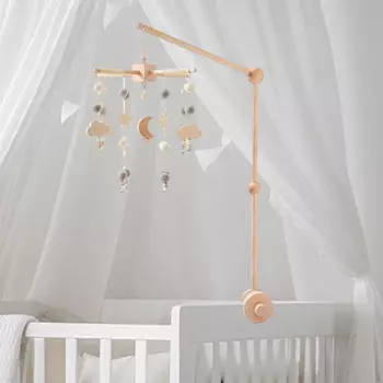Подвесные погремушки для детской кроватки, деревянные колокольчики, игрушка для новорожденных Style C