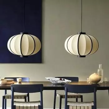 Подвесные светильники Art Fabric Wabi Sabi Led для столовой, кухни, журнального столика, кабинета, спальни, домашнего декора, подвесной светильник Cold White