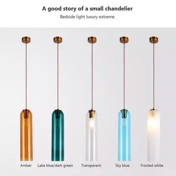 Подвесные светильники в скандинавском стиле с абажуром из железа и стекла, современный светодиодный светильник E27 для внутреннего настенного светильника у кровати, для спальни, обеденного стола, гостиной warm light