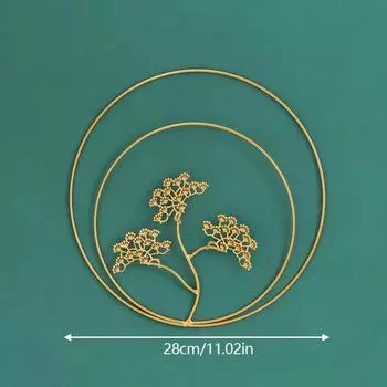 Подвесные украшения Металлические настенные украшения Настенная подвеска Железное растение Настенная подвеска