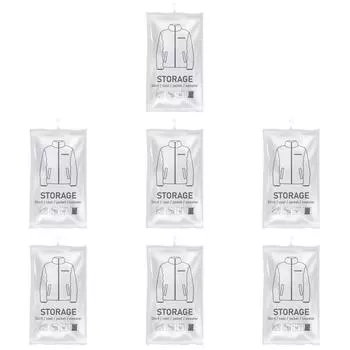 Подвесные вакуумные мешки для хранения, уплотнительный шкаф, сжатая сумка, органайзер для шкафа (S)