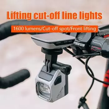 Подвесные велосипедные фонари для ночной езды, перезаряжаемые велосипедные фары USB-C, водонепроницаемый передний велосипедный фонарь IPX 6 для шоссейных велосипедов