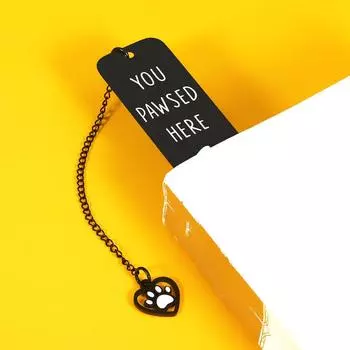 Подвесные закладки с цепочкой из нержавеющей стали с изображением кошек, подарок учителю, любителю книг, читателю, чтению серебряный