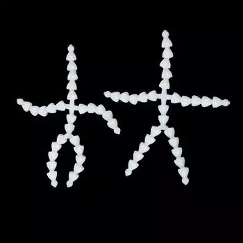 Подвижная игрушка-скелет 10 см плюшевая кукла игрушка-скелет со звуком 7 мм 1pcs