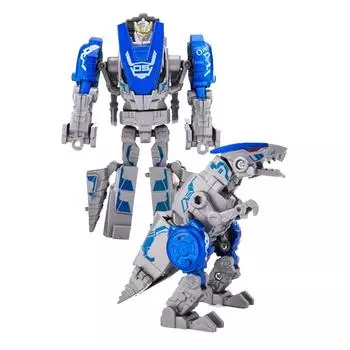 Подвижная модель робота-персонажа, сменные аксессуары ручной работы One Size синий