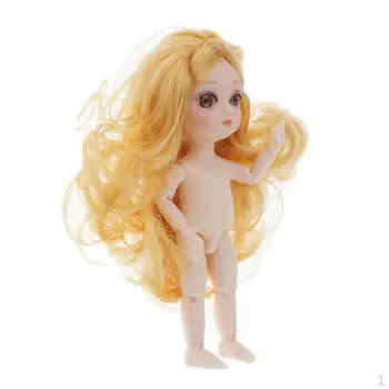 Подвижная обнаженная кукла с 13 суставами, модель для рисования тела, сделай сам, со светлыми волосами