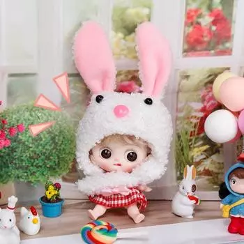 Подвижное соединение Мини кукла с ушками кролика Шарнирное тело Милая Bjd Аниме Кукла Девочка Подарок style 3