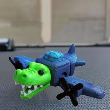 Подвижные суставы Итальянская фигурка Brainrot Крокодил 3D-печатная игрушка Детский подарок на день рождения зелёный