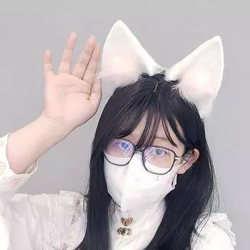 Подвижные уши аниме персонаж в форме уха обруч для волос милый держатель для волос в прямом эфире косплей головные уборы для женщин-подростков 1