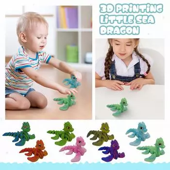 Подвижный летающий дракон, подвижный летающий дракон, подходит для украшения дома, праздничных подарков для взрослых и коллекций, крутой вестерн-летающий One Size киноварь