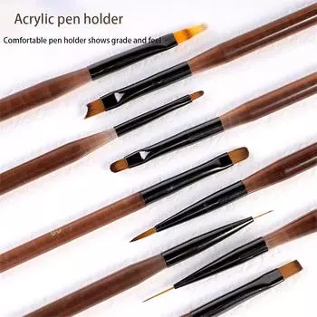 Подводка для дизайна ногтей с французской полосой, кончики кистей, ультратонкая ручка для рисования линий, кисти для рисования УФ-гелем, маникюрные инструменты