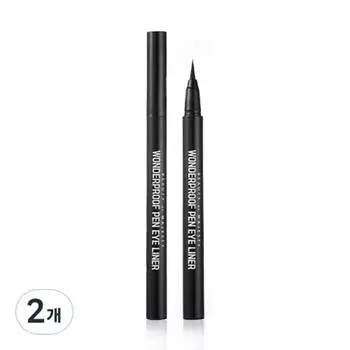 Подводка для глаз BOM Wonder Proof Pen 0,5 г, 01 Wonder Black, 2 шт.
